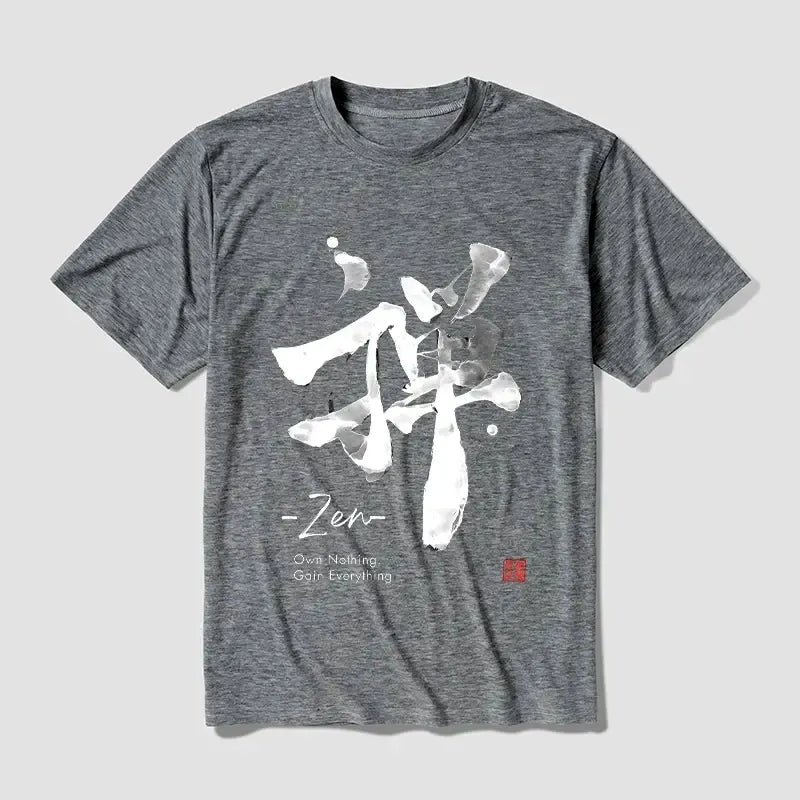 Unisex Kanji T-Shirt for Streetwear
