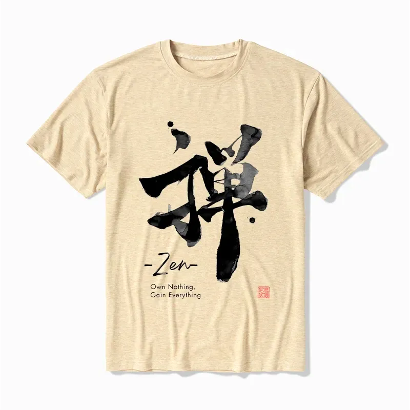 Japanese Zen T-Shirt for Daily Wear