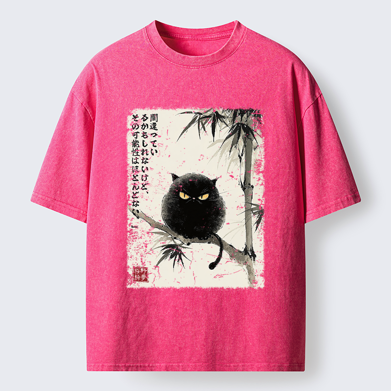 Kyoto-Lion I Could Be Wrong, But Unlikely Washed T-Shirt
