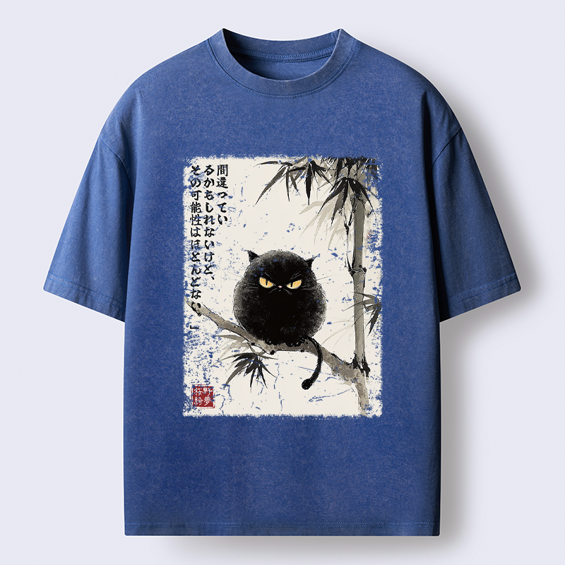 Kyoto-Lion I Could Be Wrong, But Unlikely Washed T-Shirt