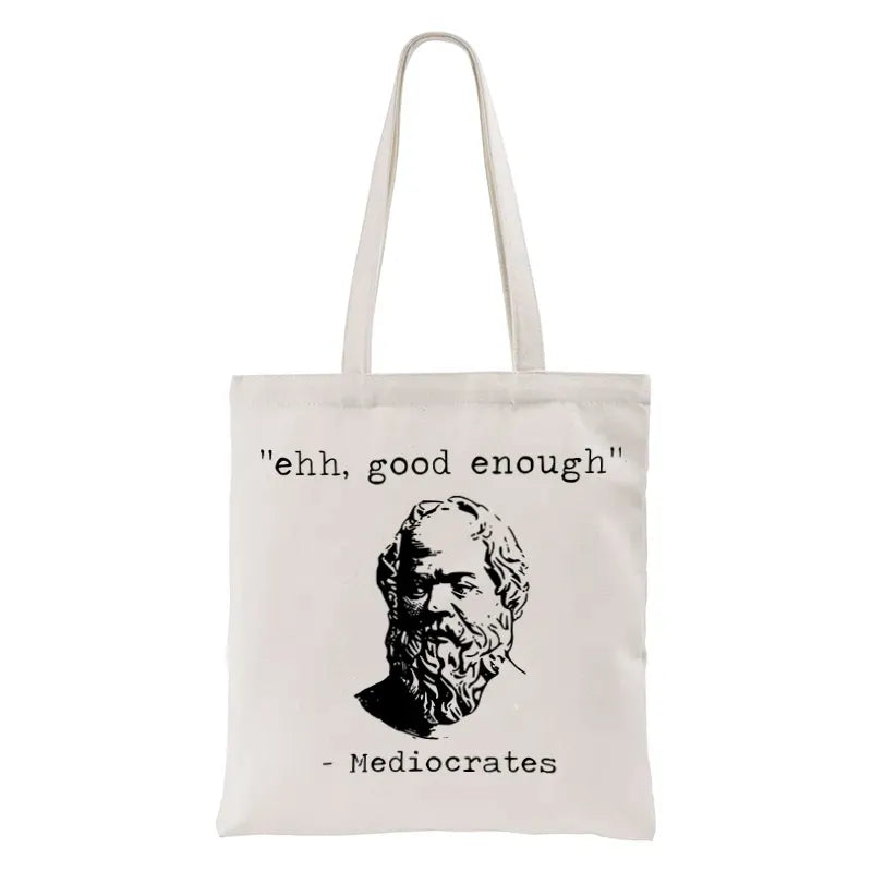 Kyoto-Lion Mediocrates Meme Tote Bag