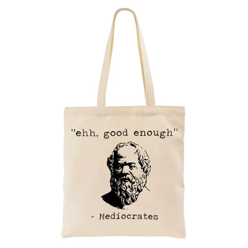 Kyoto-Lion Mediocrates Meme Tote Bag