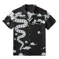 Kyoto-Lion Snake And Auspicious Clouds Aloha Hawaiian Shirt
