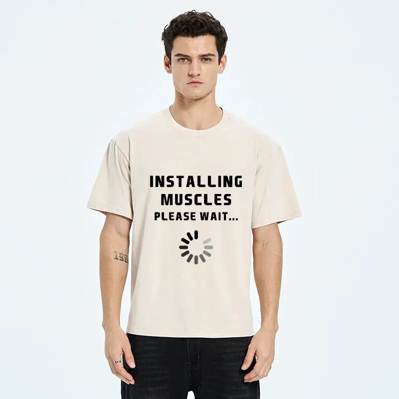 Kyoto Lion Washed Tee for Summer