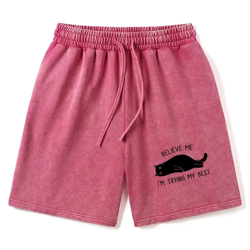 Japanese washed shorts for daily wear