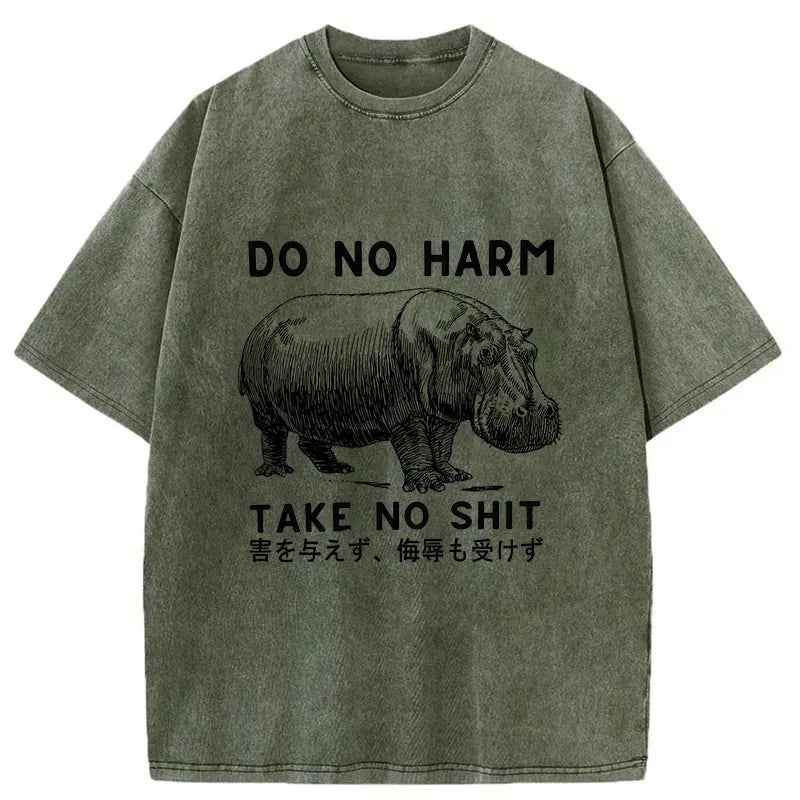 kyoto lion japanese washed t-shirt