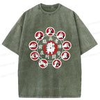 Kyoto-Lion Traditional Ninjutsu Washed T-Shirt