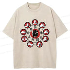 Kyoto-Lion Traditional Ninjutsu Washed T-Shirt