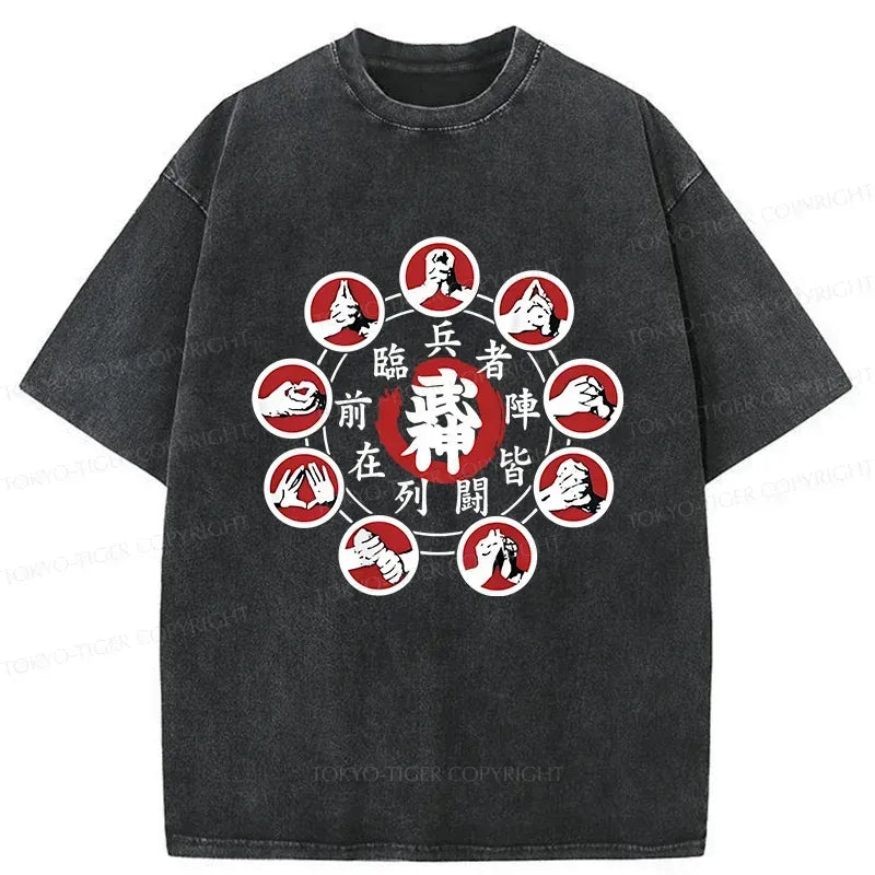 Unisex Washed Cotton T-Shirt for Summer Vacation