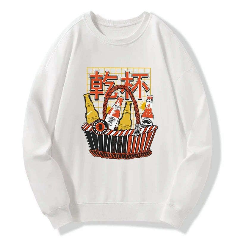 Kyoto-Lion Have A Beer Together Sweatshirt