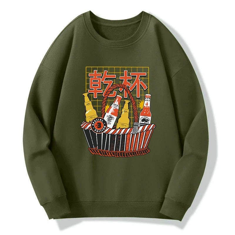 kyoto lion beer sweatshirt