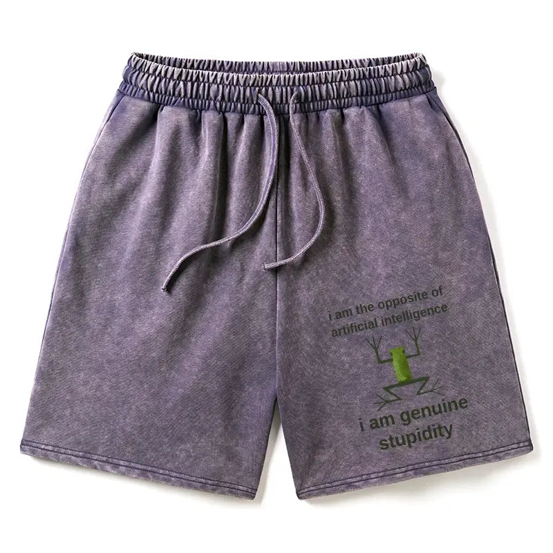 funny frog meme shorts for summer