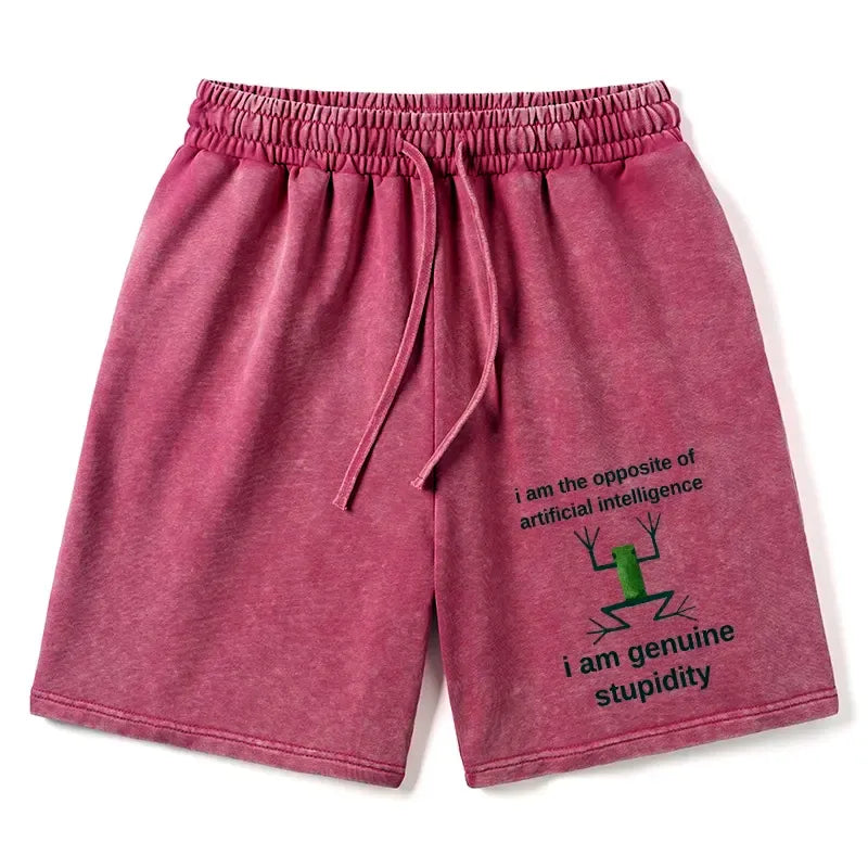 funny frog meme shorts for summer