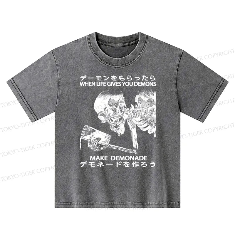 Japanese Vintage Kids T-Shirt for Daily Wear
