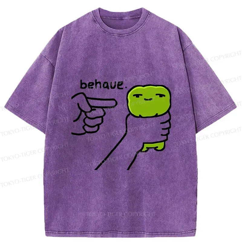 Japanese Washed Frog T-Shirt for Daily Wear