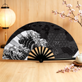 kyoto lion vintage hand fan on sale
