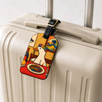 Kyoto-Lion More Spaghetti Less Upsetti Goose Luggage Tag