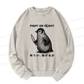 Funny Washed Japanese Sweatshirt for Streetwear