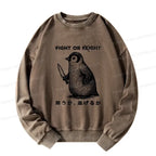 Kyoto Lion Fight or Flight Sweatshirt for Daily Wear