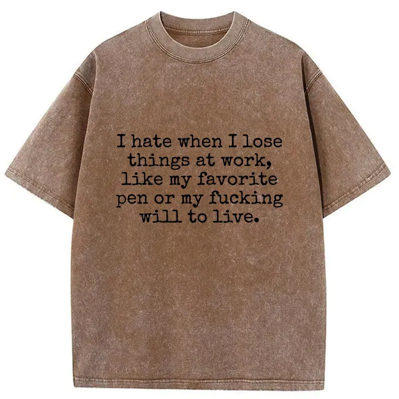 Japanese vintage washed t-shirt for gift