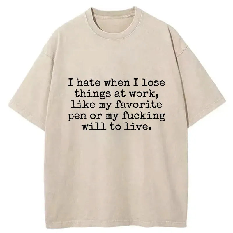 Kyoto lion work stress funny t-shirt
