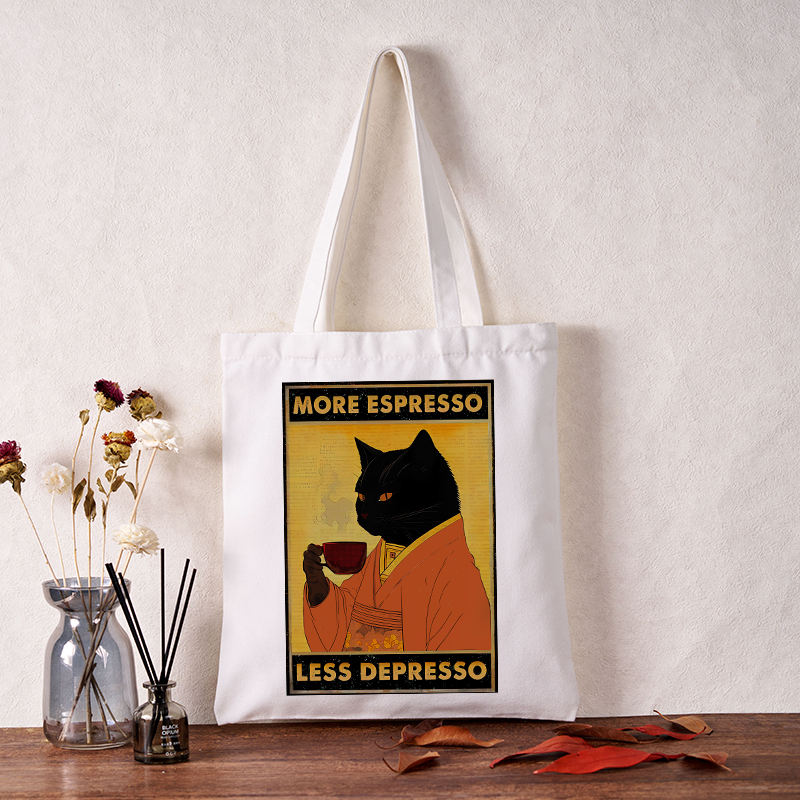 Kyoto Lion Tote Bag for Coffee Lovers