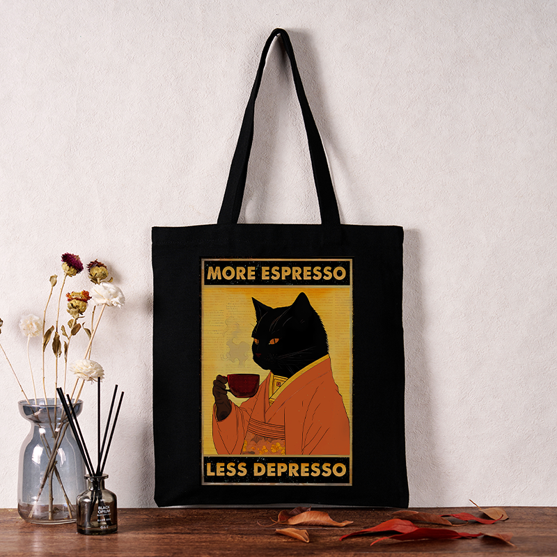 Kyoto Lion Tote Bag for Coffee Lovers