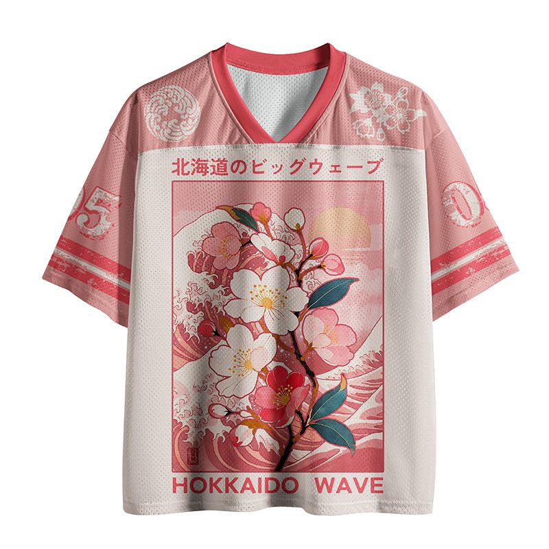 Kyoto-Lion Hokkaido Sakura Wave Mesh Jersey