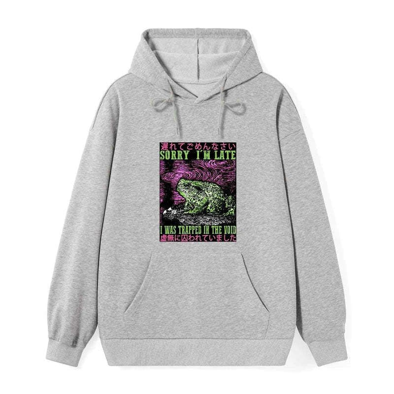 japanese vintage frog hoodie streetwear