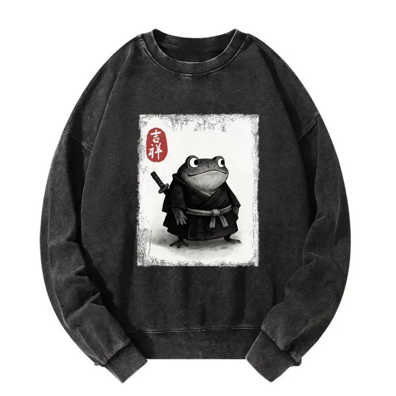 Samurai Streetwear Sweatshirt for Gift Idea