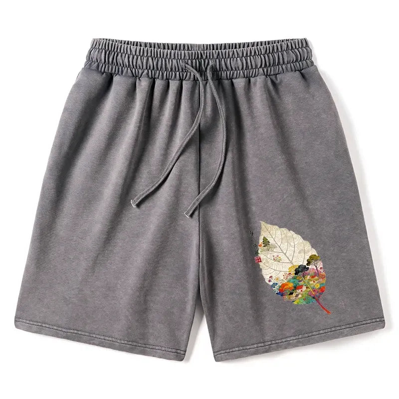 Kyoto-Lion Unisex Shorts for Daily Wear