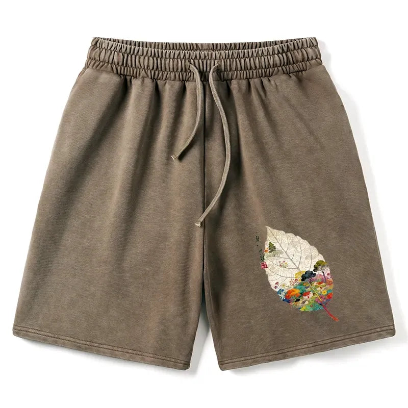 Kyoto-Lion Unisex Shorts for Daily Wear