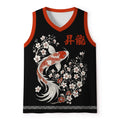 Vintage Sakura Koi Mesh Tank Top for Summer
