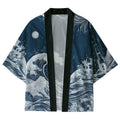 Unisex Kimono Cardigan with 3/4 Sleeves