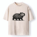 Minimalist Capybara T-Shirt for Daily Wear