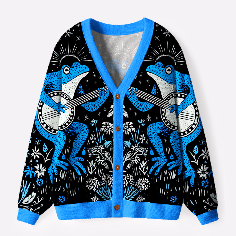 Comfortable unisex knit sweater for lounge
