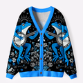 Comfortable unisex knit sweater for lounge