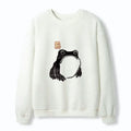 Kyoto-Lion Matsumoto Hoji Woodblock Print Frog Waffle Sweatshirt