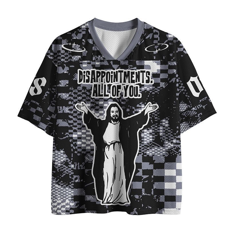 sarcastic lion god unisex breathable jersey