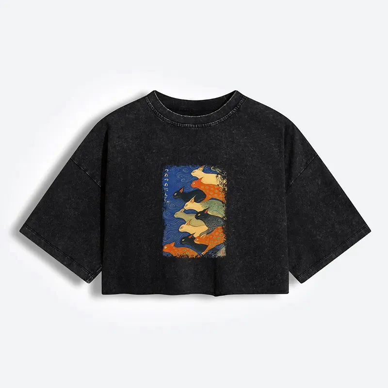Soft Cotton Crop T-Shirt with Free Shipping