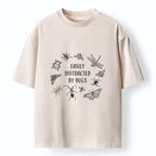 Kyoto-Lion Funny Bug Lover Distracted Meme Washed T-Shirt