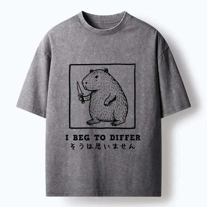 Japanese Vintage Capybara T-Shirt Limited Edition