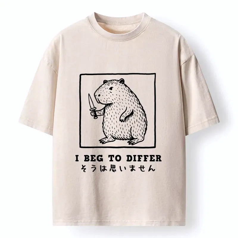 Japanese Vintage Capybara T-Shirt Limited Edition