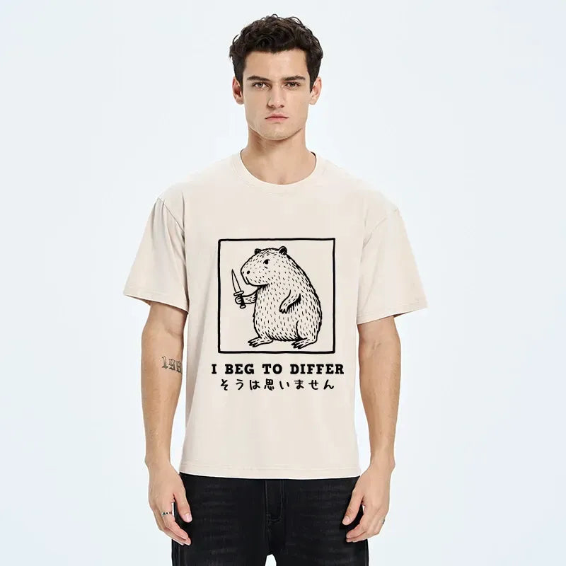 Japanese Vintage Capybara T-Shirt Limited Edition