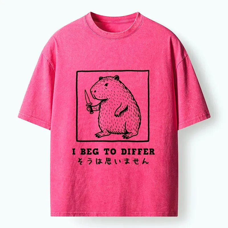 Japanese Vintage Capybara T-Shirt Limited Edition