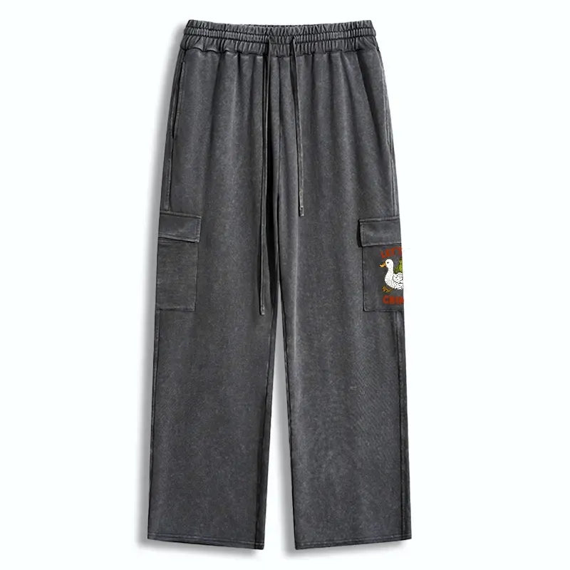 Washed Utility Sweatpants Daily Wear