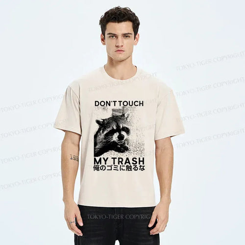 Angry Raccoon Japanese Washed T-Shirt