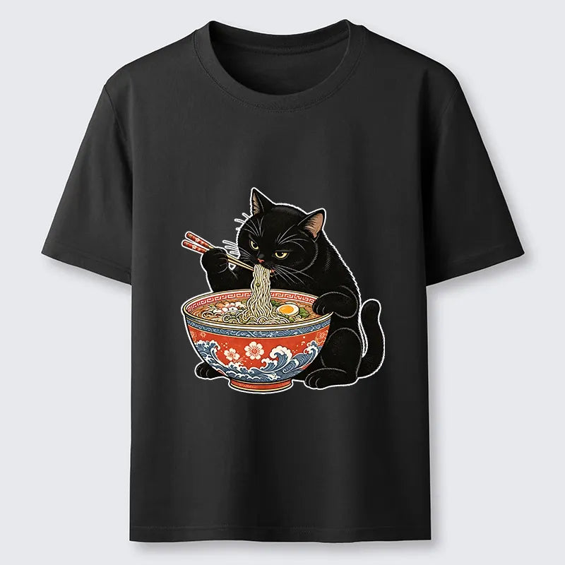 Kyoto-Lion Japanese Ramen Cat Classic T-Shirt