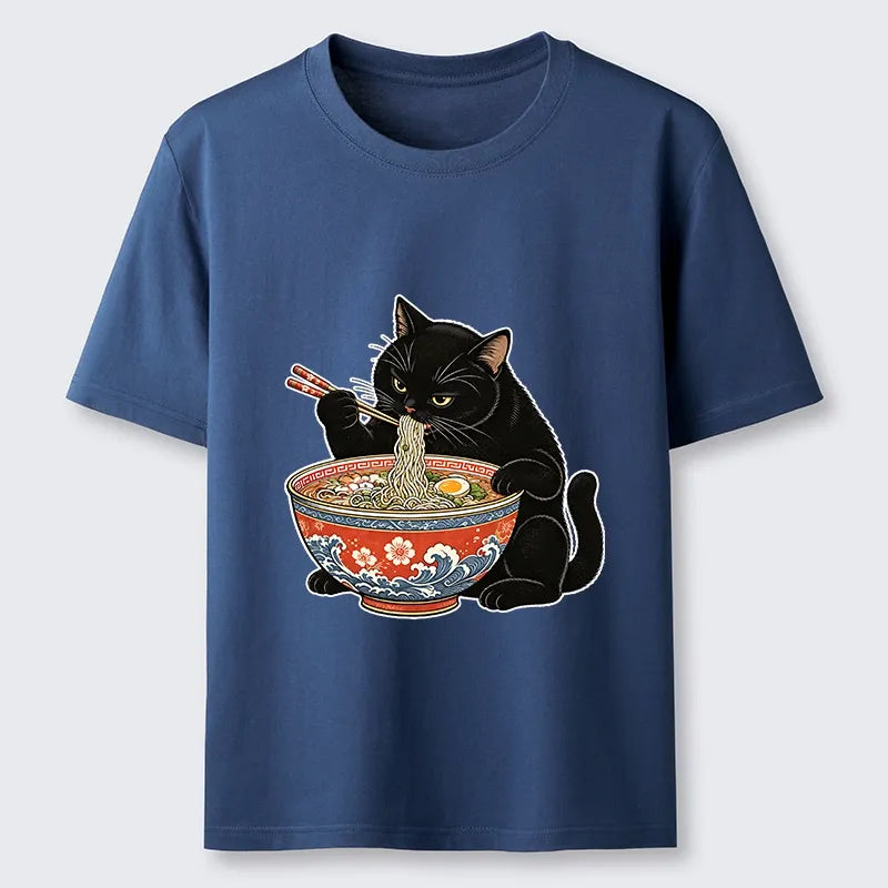 Kyoto-Lion Japanese Ramen Cat Classic T-Shirt