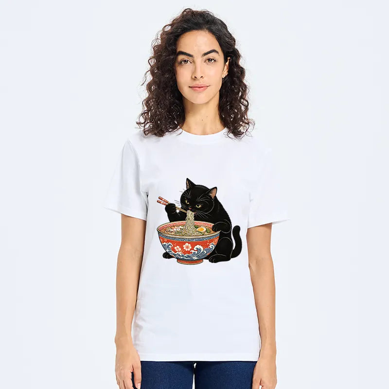 Kyoto-Lion Japanese Ramen Cat Classic T-Shirt